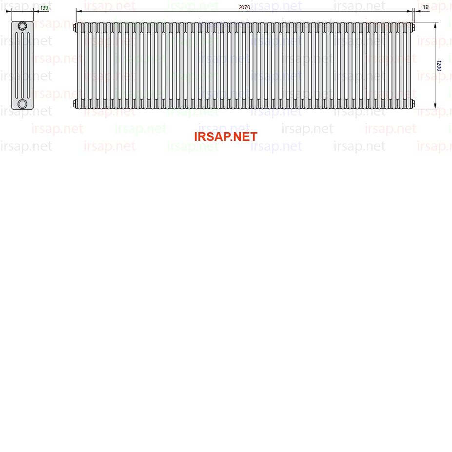 Радиатор IRSAP Tesi 41200/46 T23 CL 01